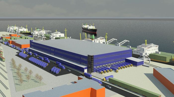 «Морской порт Санкт-Петербург» ввёл в эксплуатацию новый крытый склад